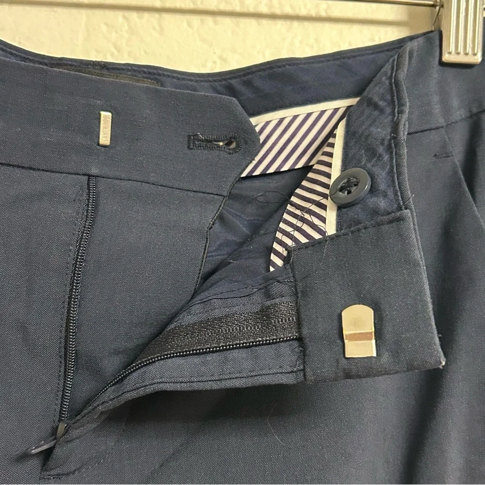Banana Republic Navy Logan Dress Pants, Size‎ 4s